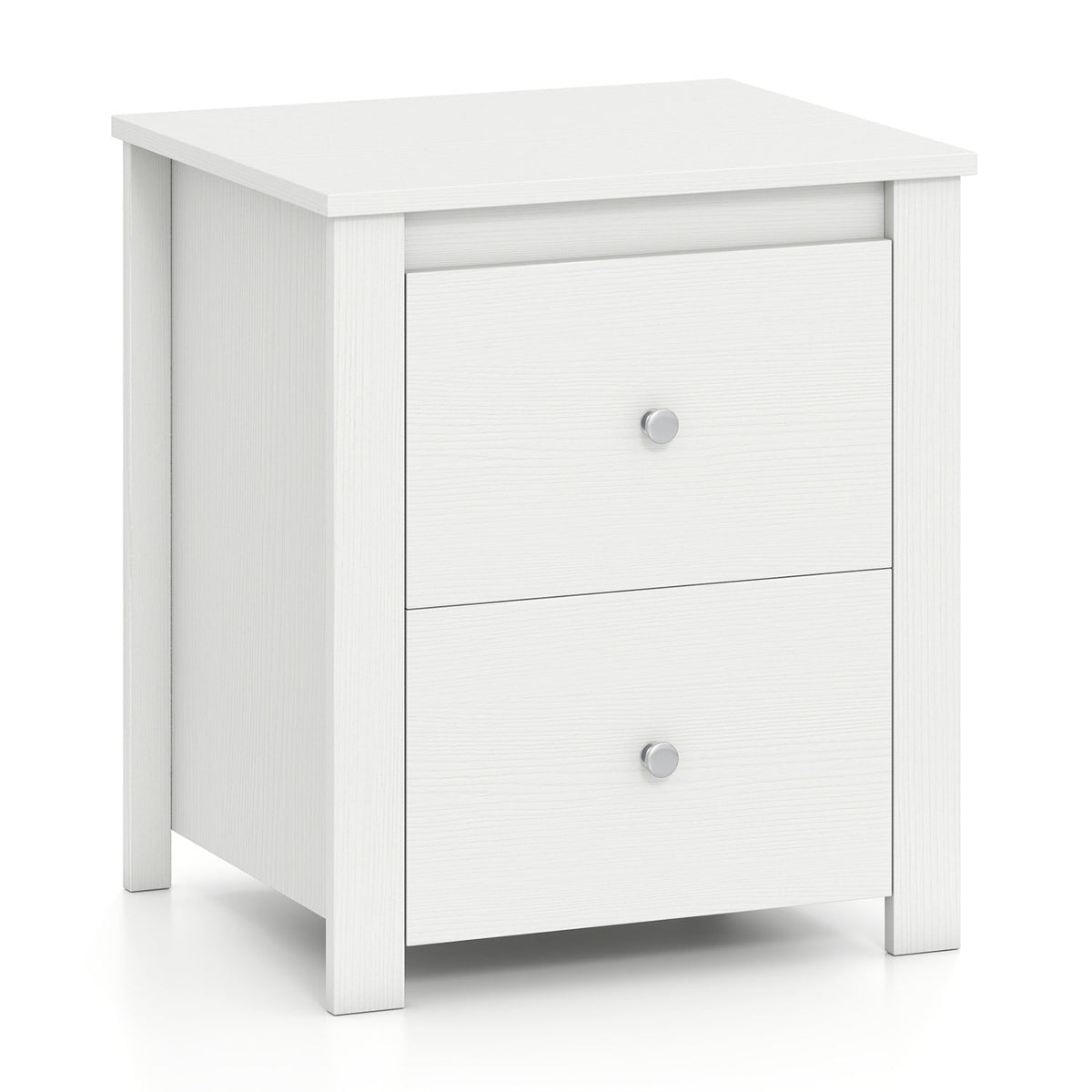 Compact 2-Drawer Nightstand