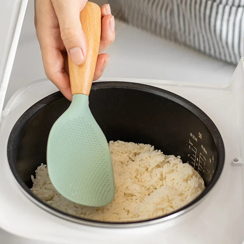 Silicone Cooking Spoon – White