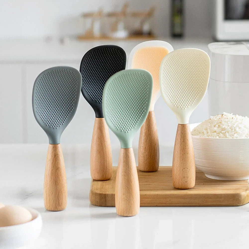 Silicone Cooking Spoon – White