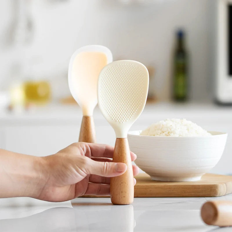 Silicone Cooking Spoon – White