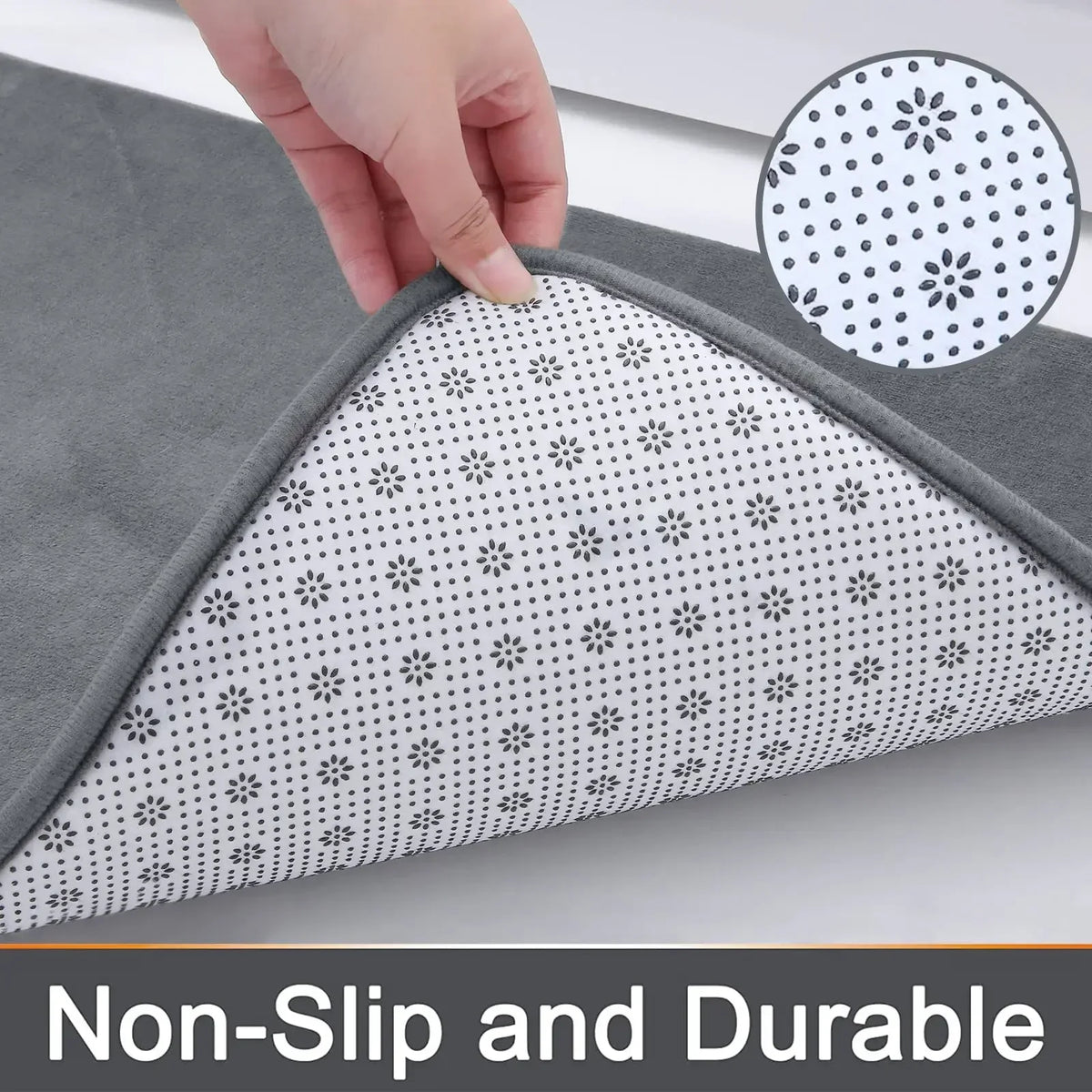 VIKAMA Microfiber Bathroom Mat