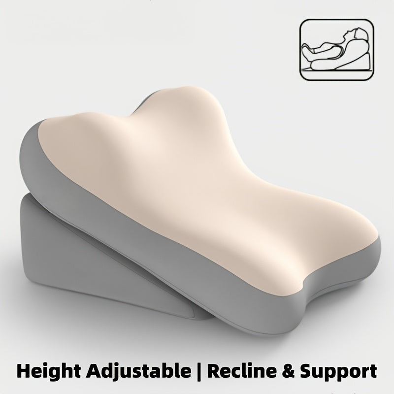 Adjustable Memory Foam Bed Wedge Pillow – 2 Pieces