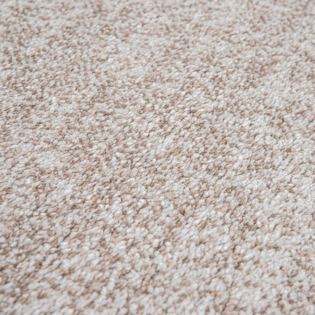 Madeira Geometric Border Area Rug – Brown & Beige