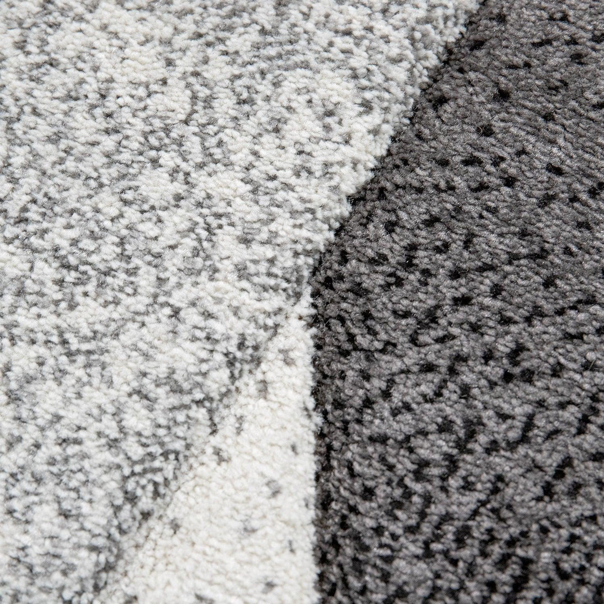 Madeira Geometric Border Area Rug – Gray
