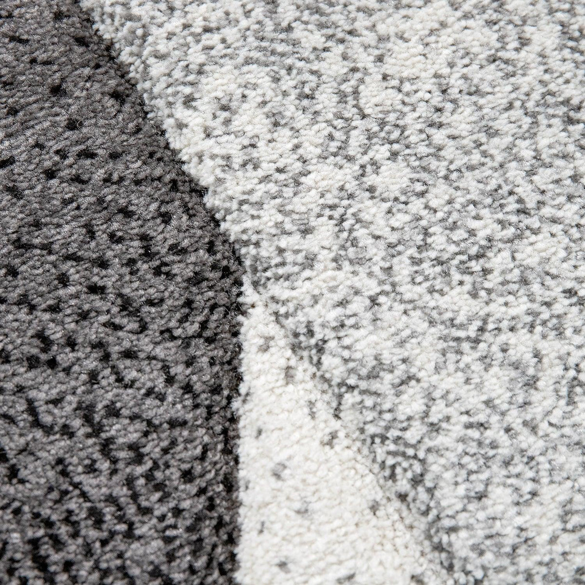 Madeira Geometric Border Area Rug – Gray & Blue