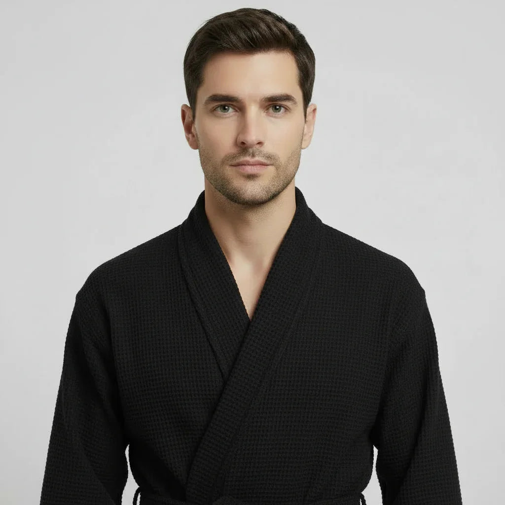 Men’s Waffle Spa Bathrobe