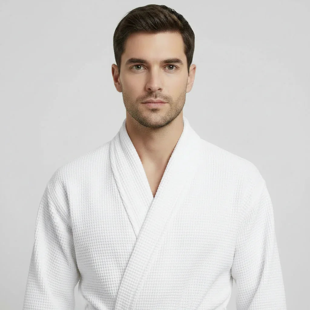 Men’s Waffle Spa Bathrobe