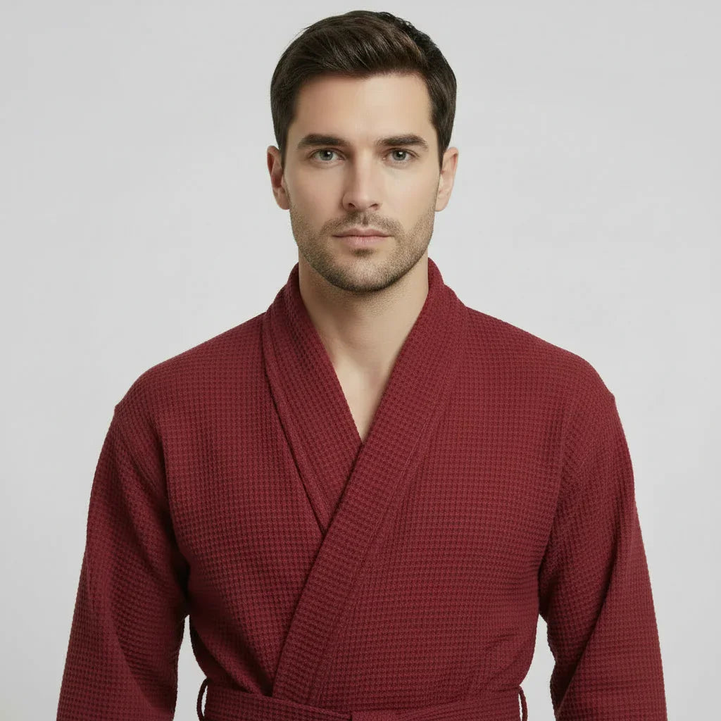 Men’s Waffle Spa Bathrobe