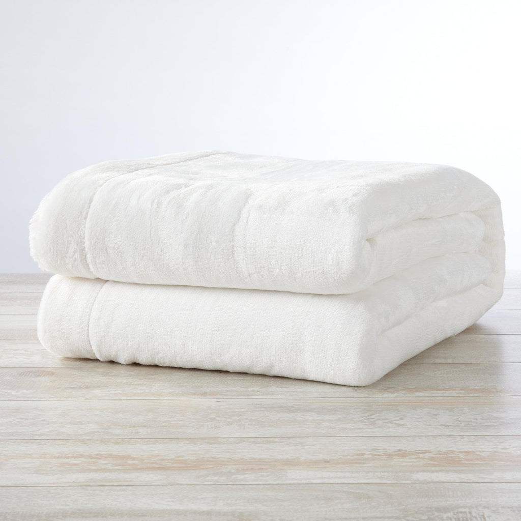 Great Bay Home Kinsley Velvet Plush & Sherpa Blanket
