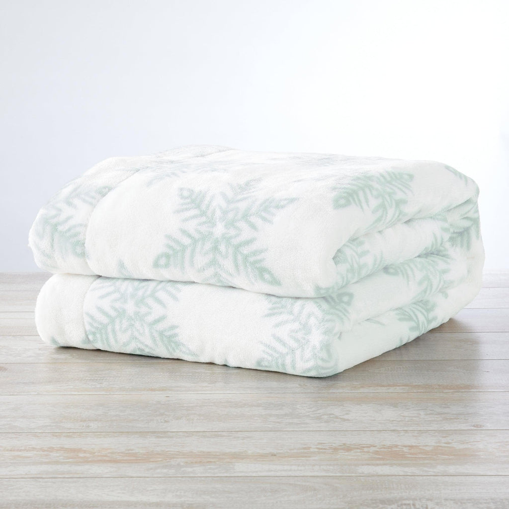Great Bay Home Kinsley Velvet Plush & Sherpa Blanket