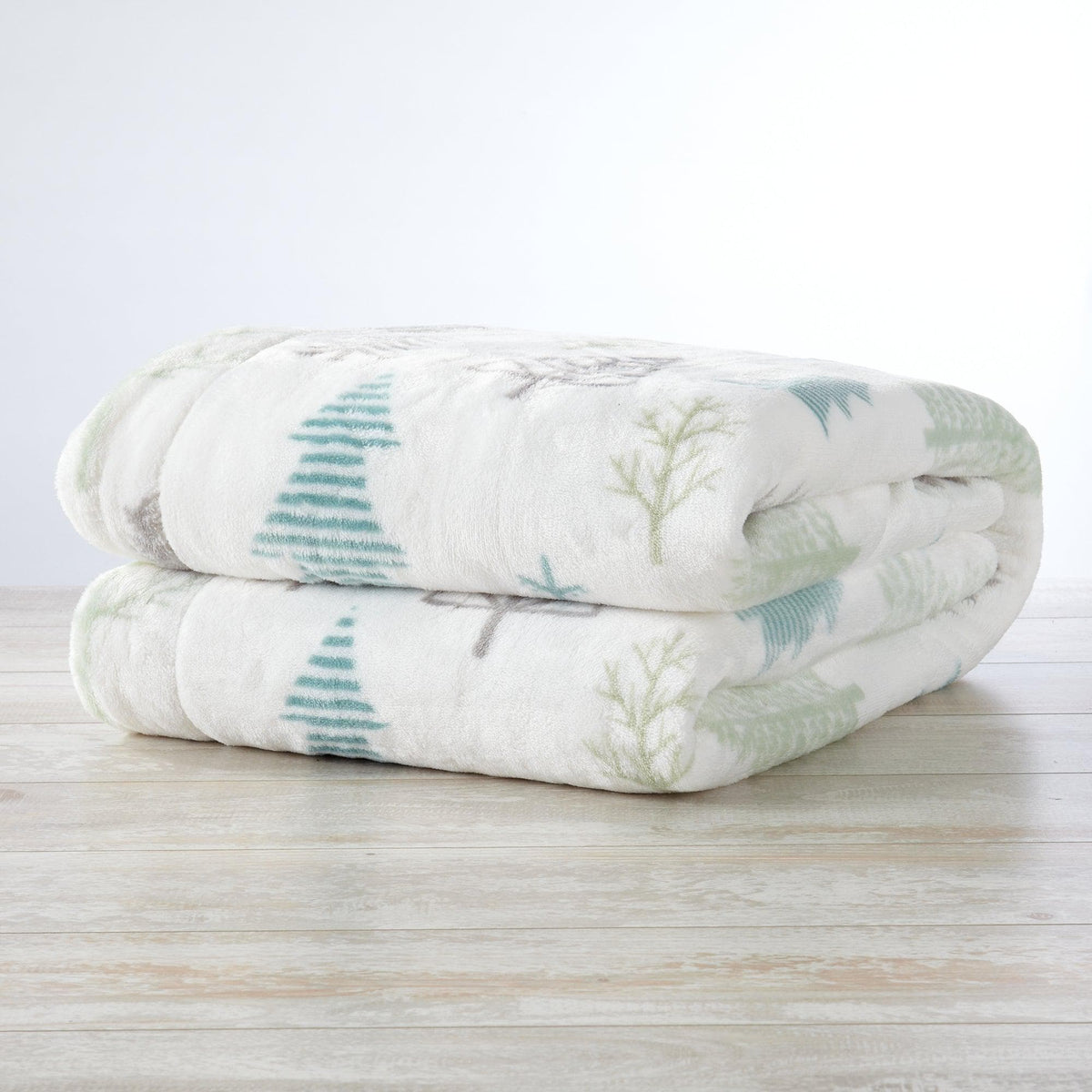 Great Bay Home Kinsley Velvet Plush & Sherpa Blanket