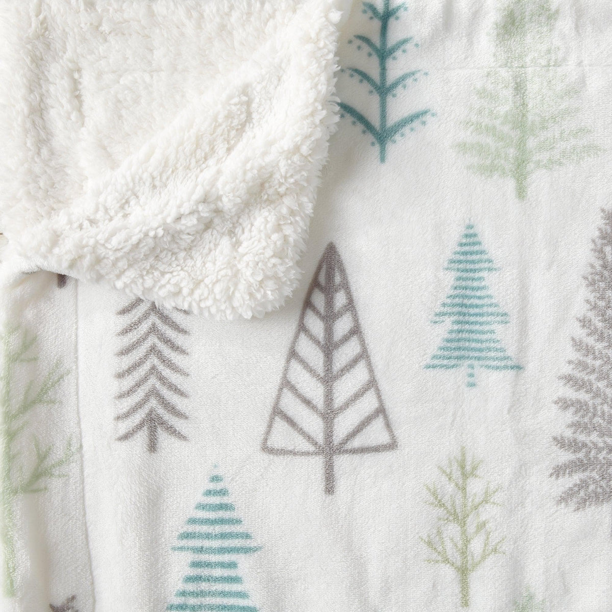 Great Bay Home Kinsley Velvet Plush & Sherpa Blanket