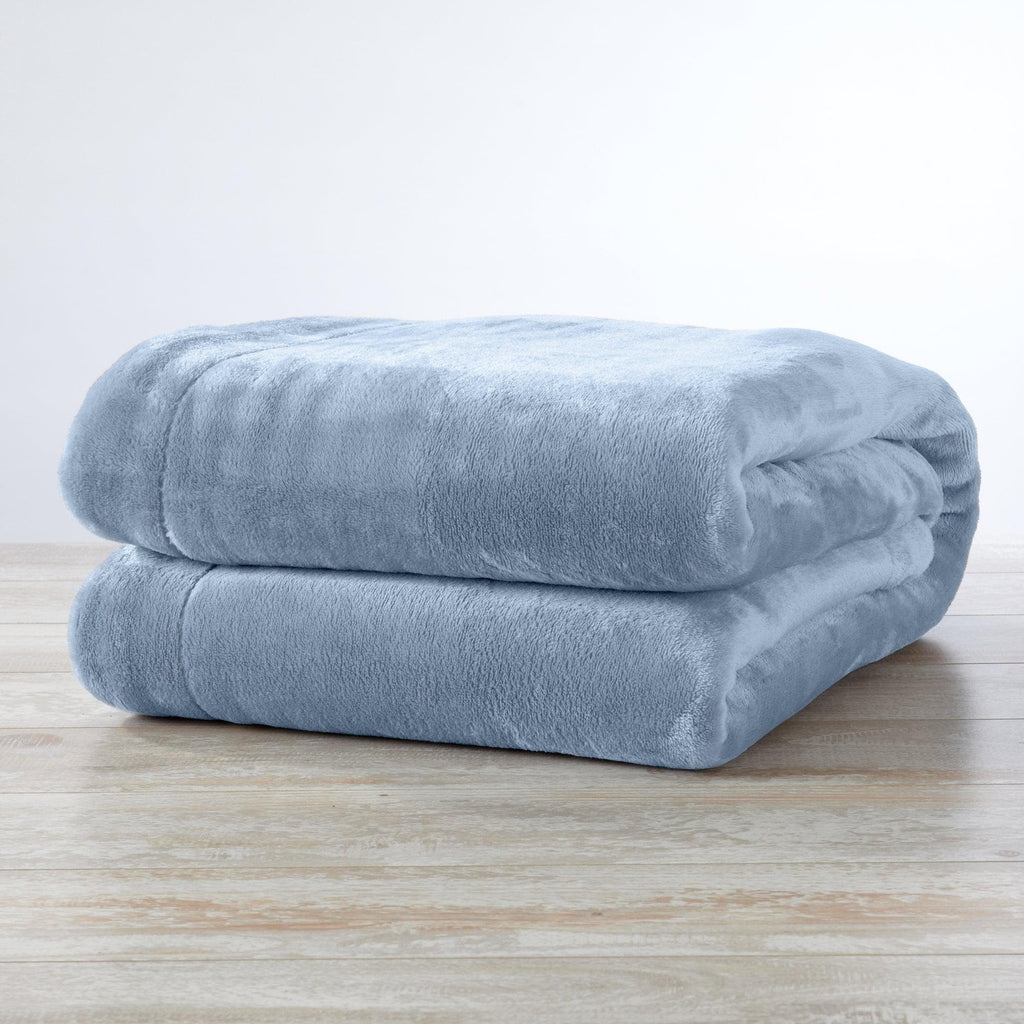 Great Bay Home Kinsley Velvet Plush & Sherpa Blanket