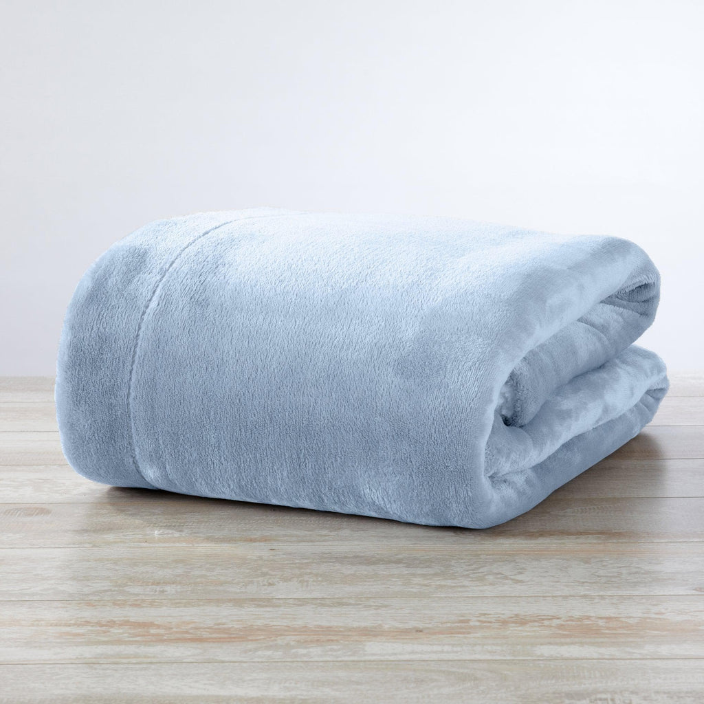 Great Bay Home Kinsley Velvet Plush & Sherpa Blanket