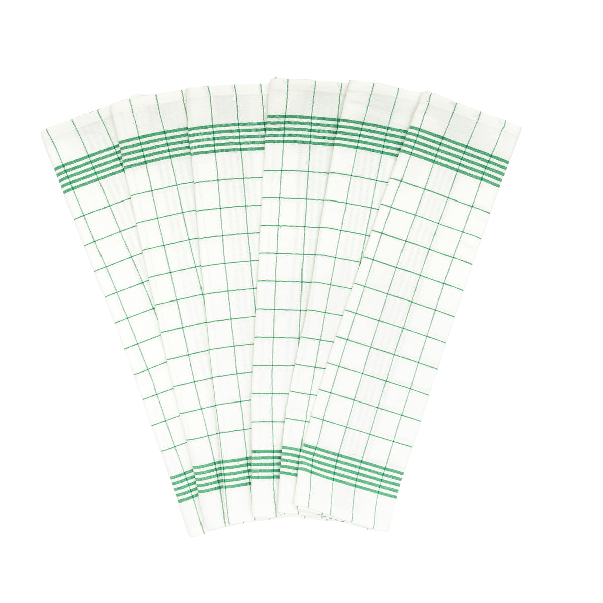 Windowpane Cotton Kitchen Towels – Set of 6