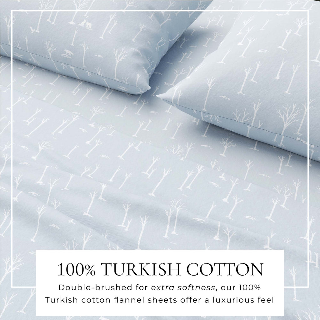 Turkish Cotton Flannel Sheet Set – Elevated Lodge Collection