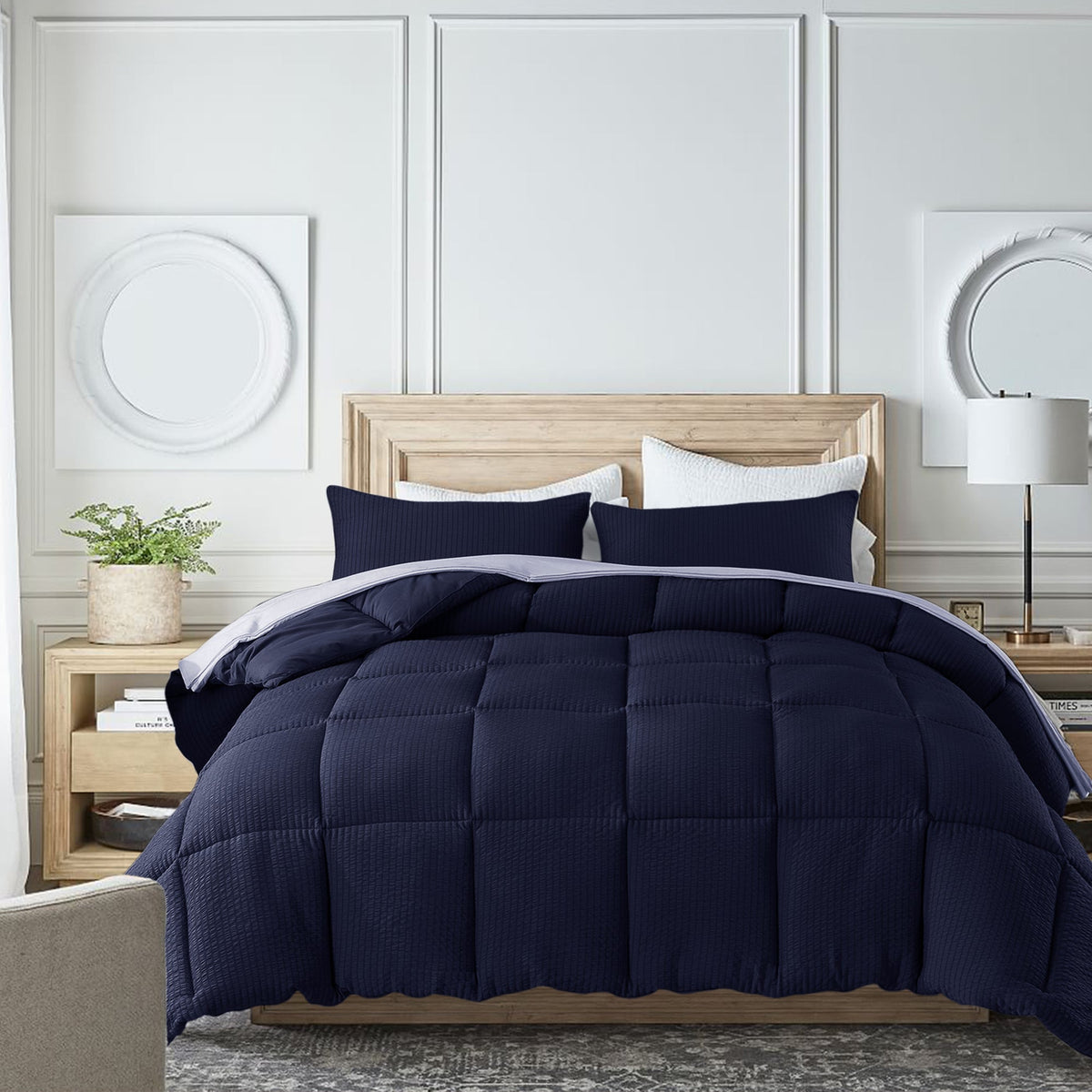 Kasentex Reversible Down-Alternative Comforter