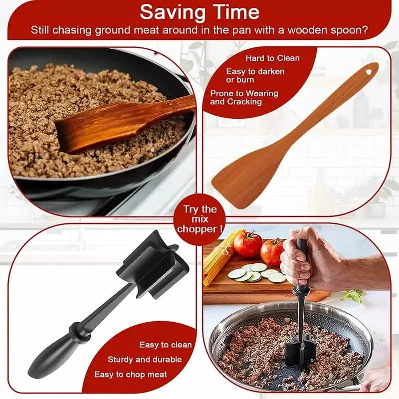 Ground Meat Chopper & Food Masher