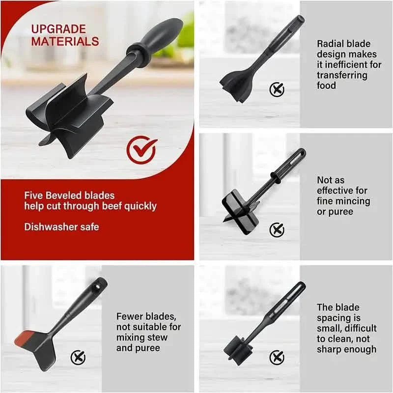 Ground Meat Chopper & Food Masher