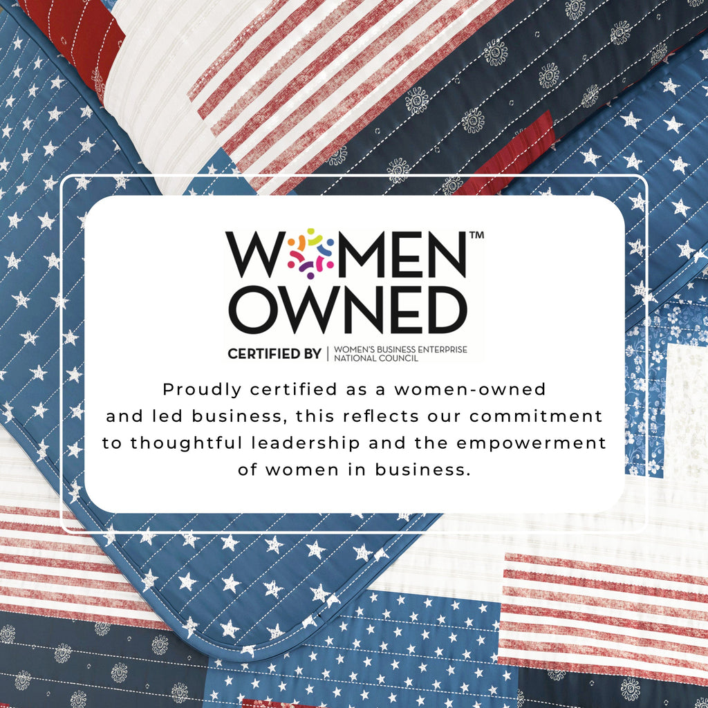 Americana Patchwork Quilt Set - Lowel Collection