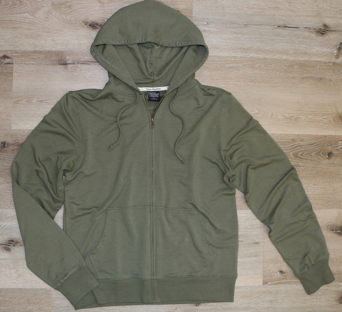 Men’s Eco-Smart Bamboo Viscose Full-Zip Hoodie