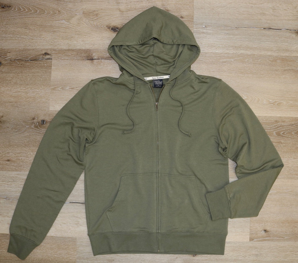 Men’s Eco-Smart Bamboo Viscose Full-Zip Hoodie