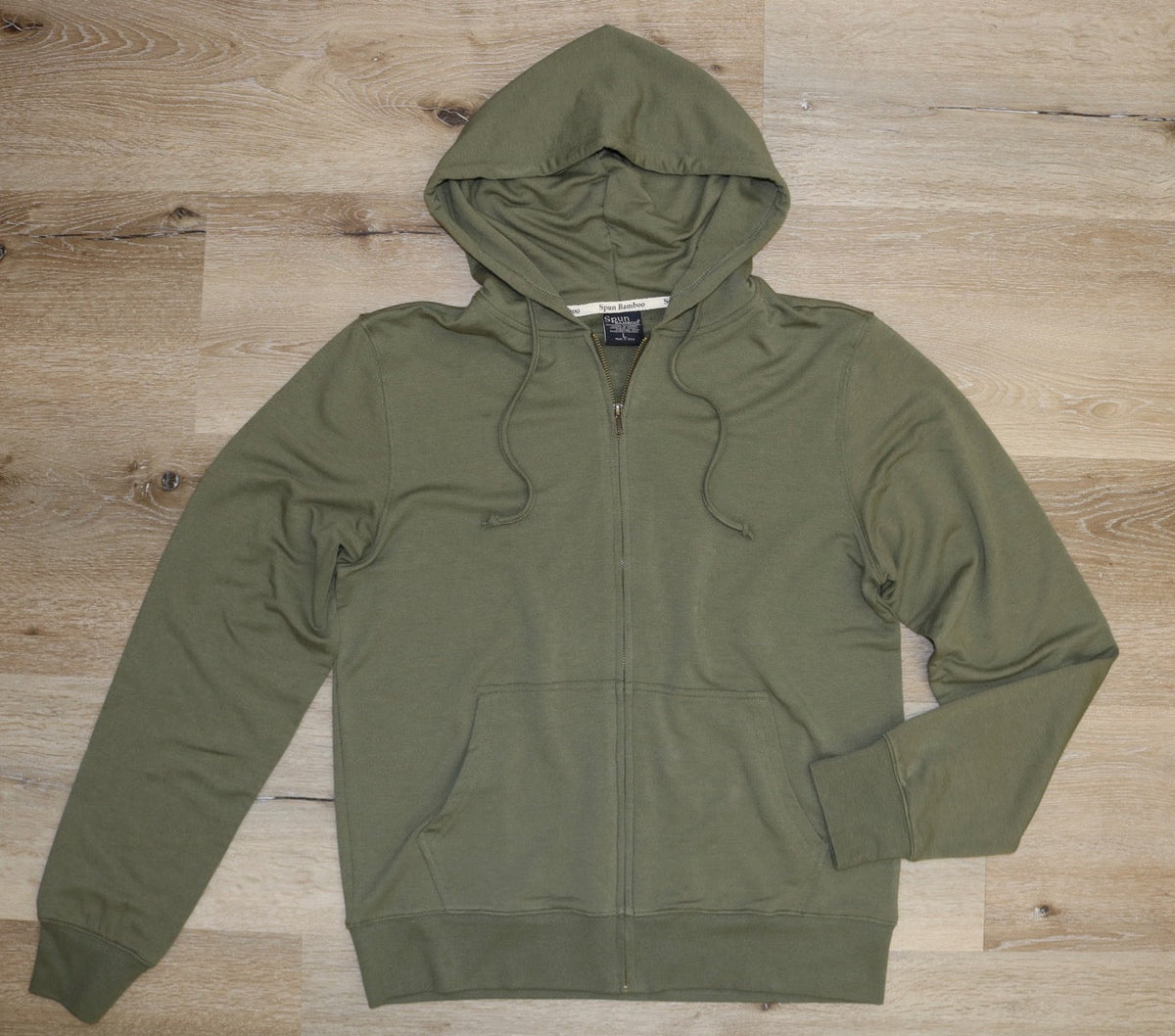 Men’s Eco-Smart Bamboo Viscose Full-Zip Hoodie