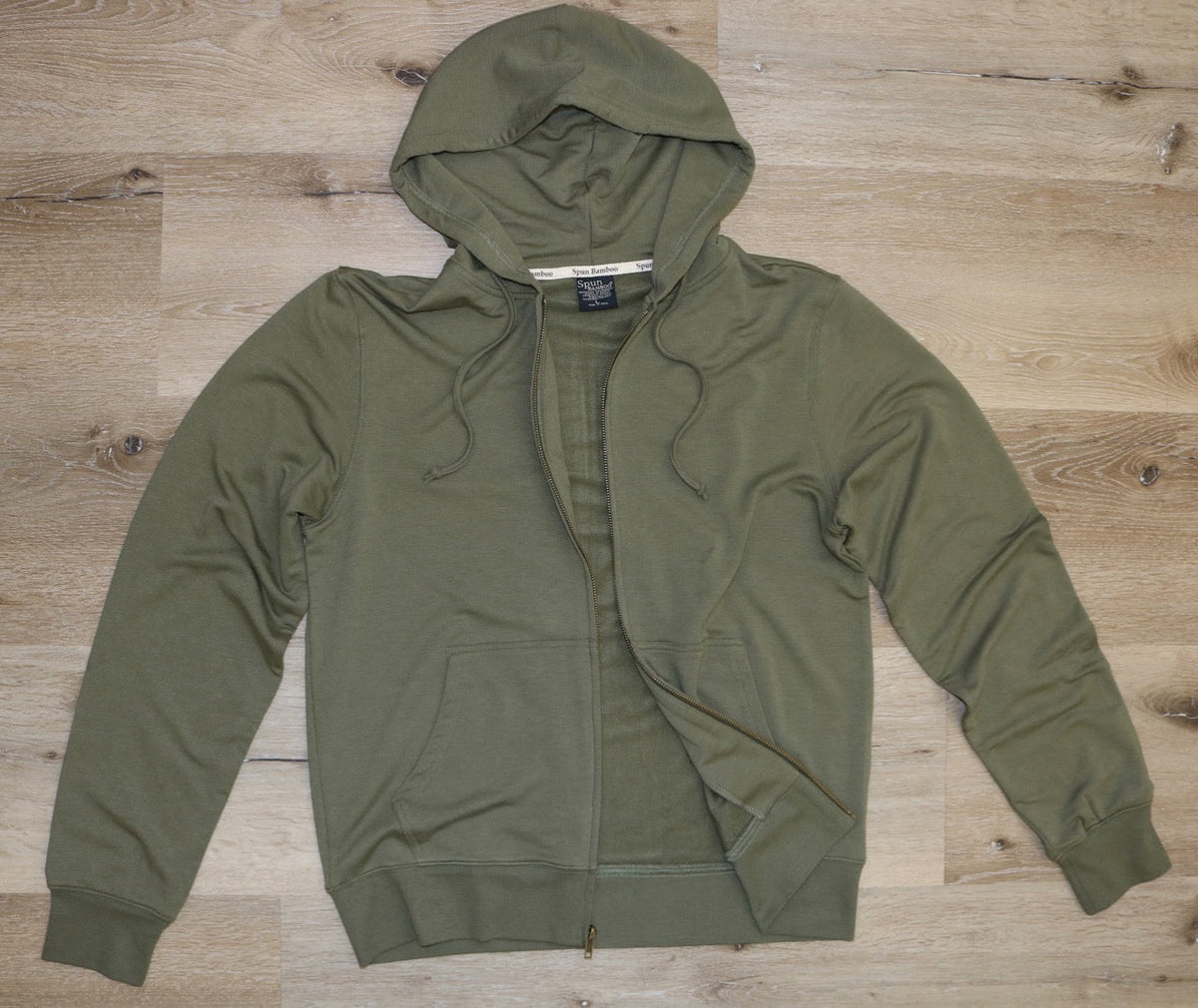 Men’s Eco-Smart Bamboo Viscose Full-Zip Hoodie