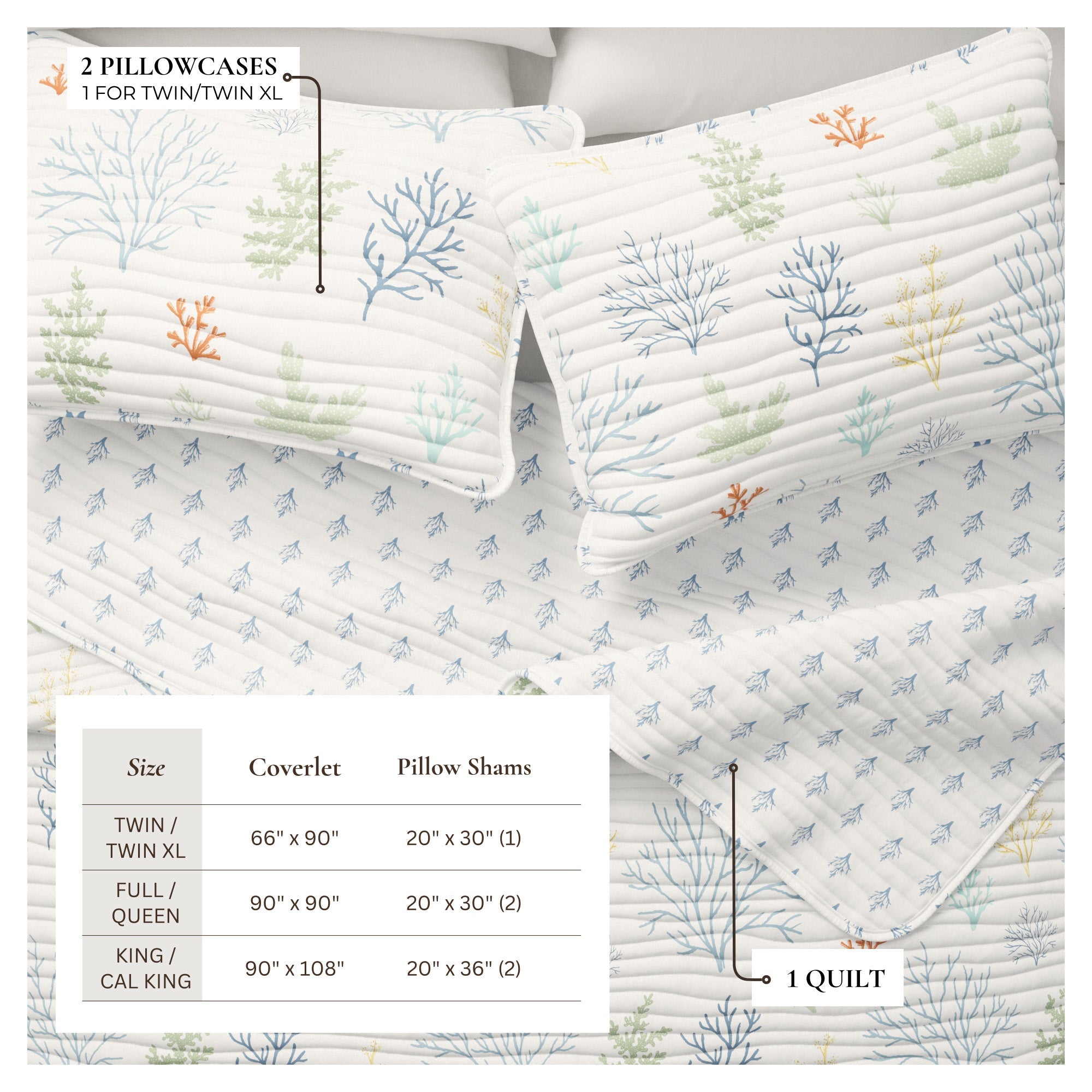 Coastal Quilt - Maldives Collection