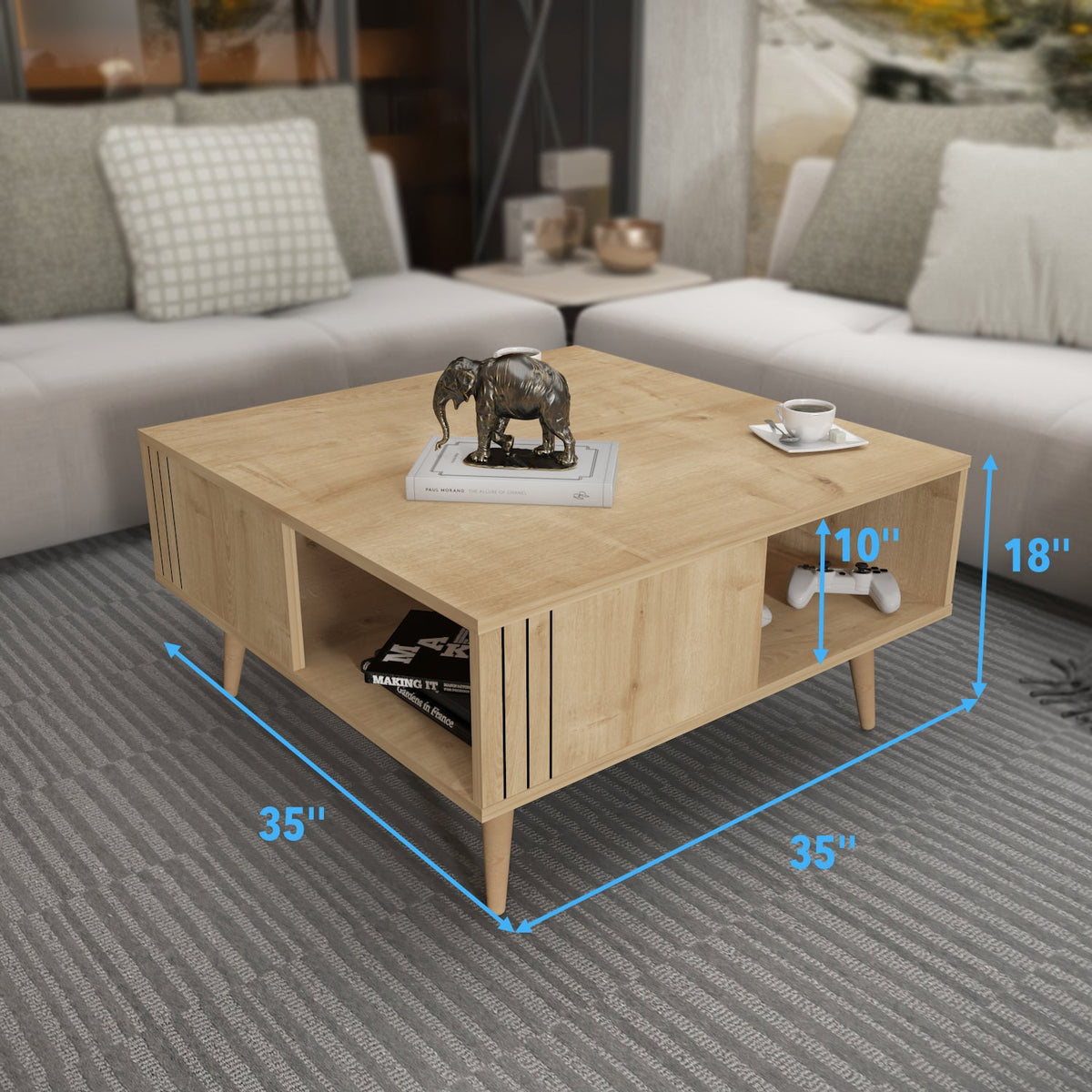 Ronas Coffee Table & TV Stand Set