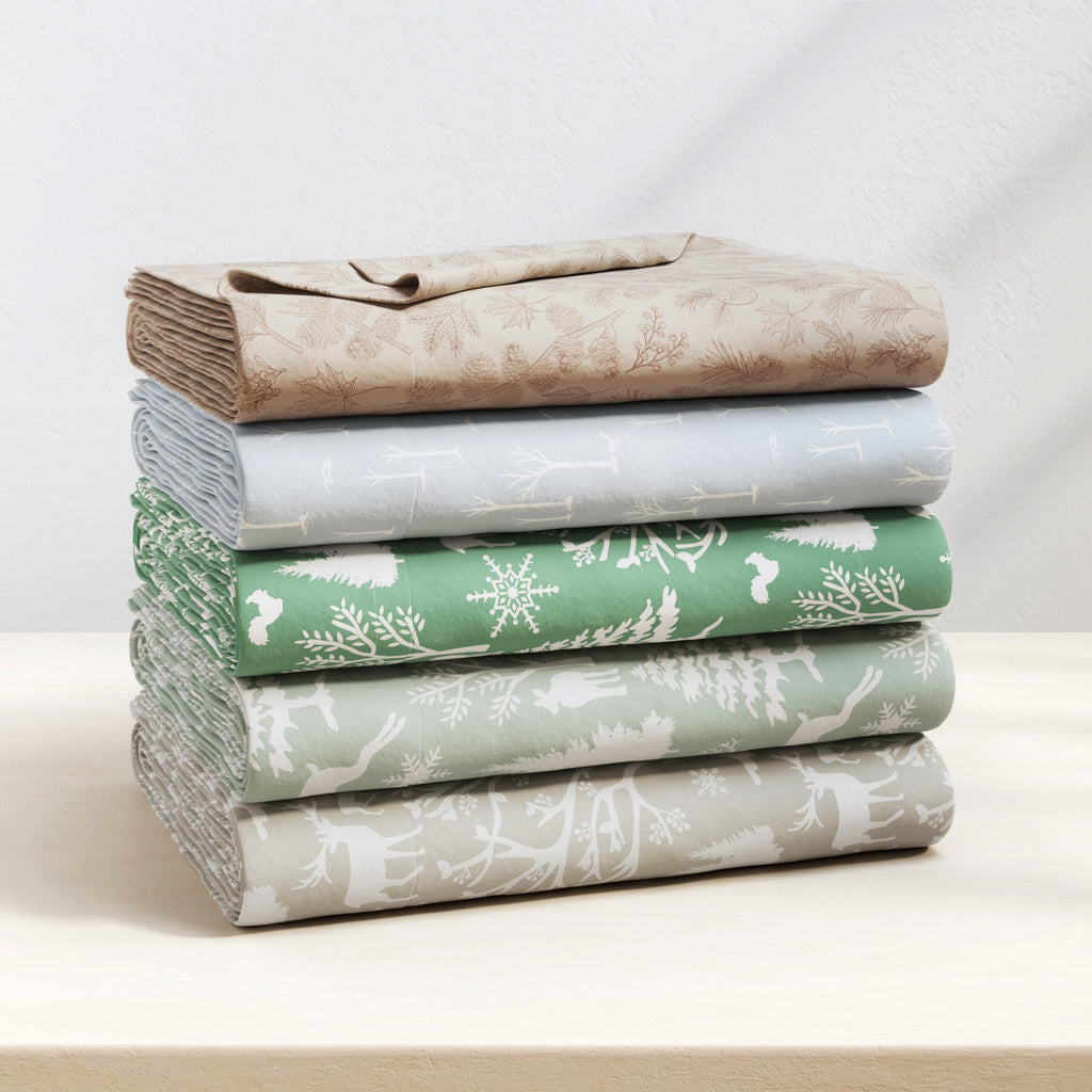 Turkish Cotton Flannel Sheet Set – Elevated Lodge Collection