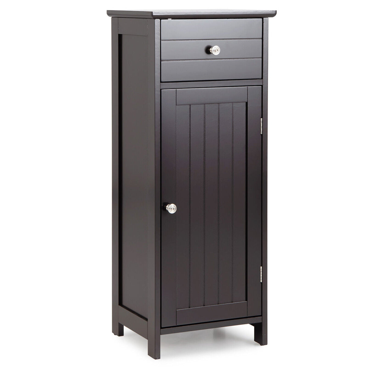 Bathroom Storage Cabinet with Drawer & Adjustable Shelf