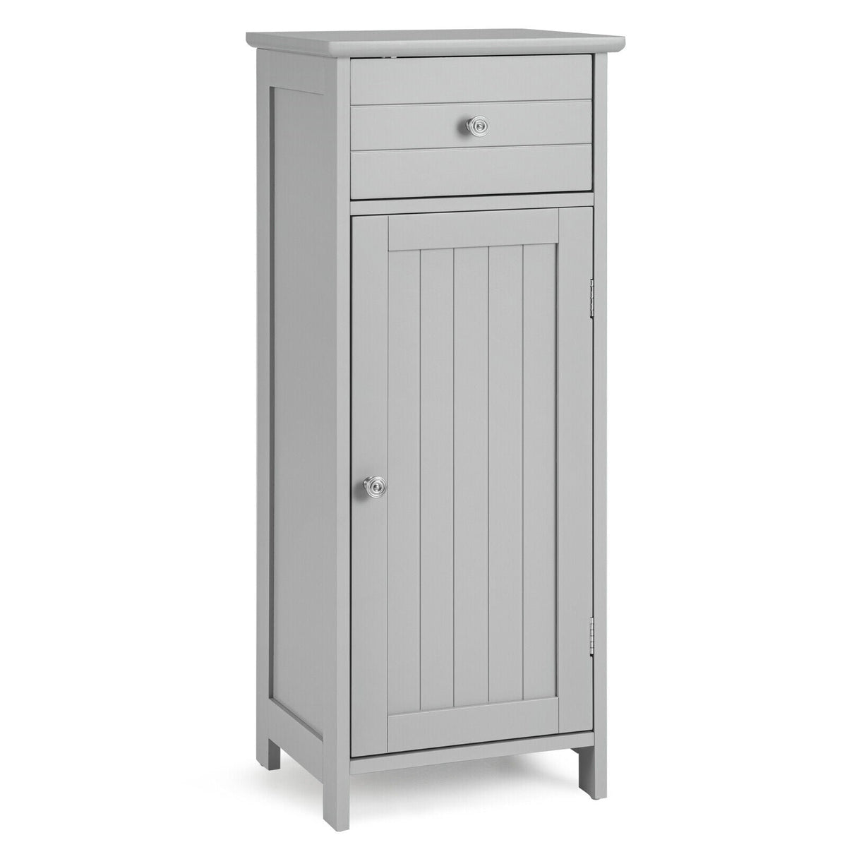 Bathroom Storage Cabinet with Drawer & Adjustable Shelf