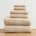 100% Cotton Woven Texture Bath Towel Set – Marbella Collection