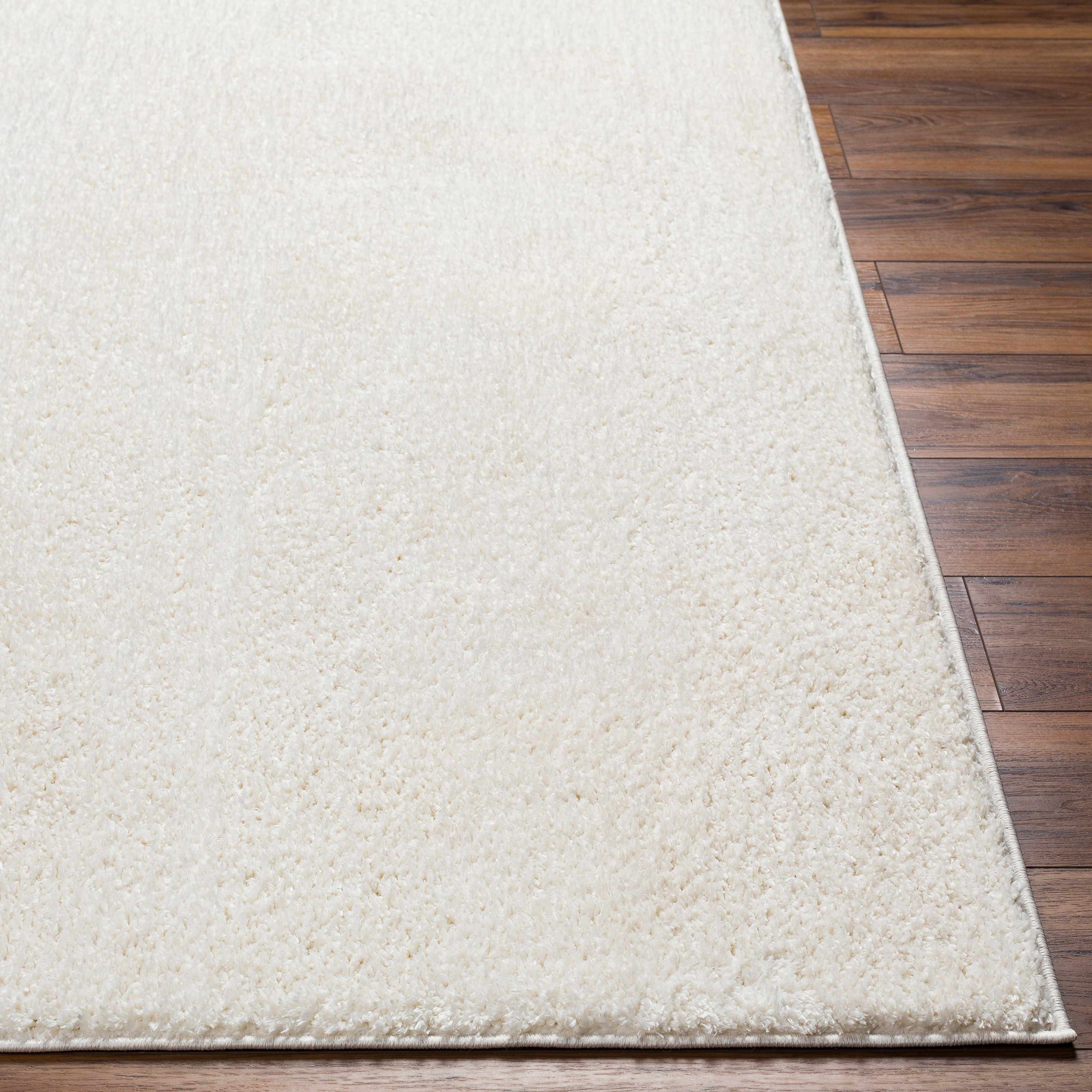 Judy White Washable Area Rug - Clearance