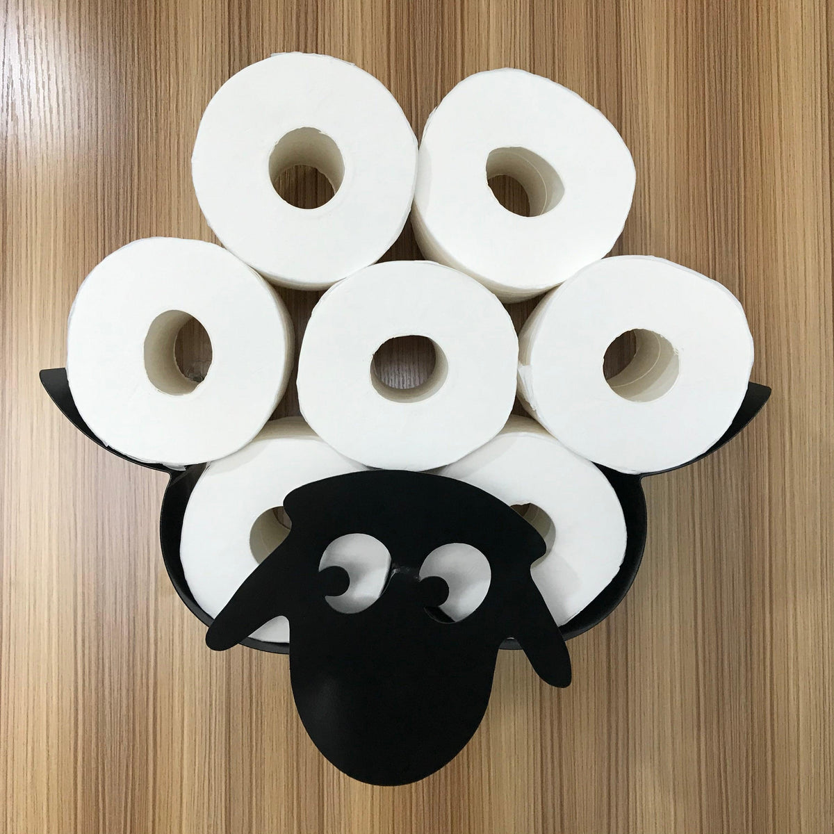 Sheep-Shaped Metal Toilet Paper Holder