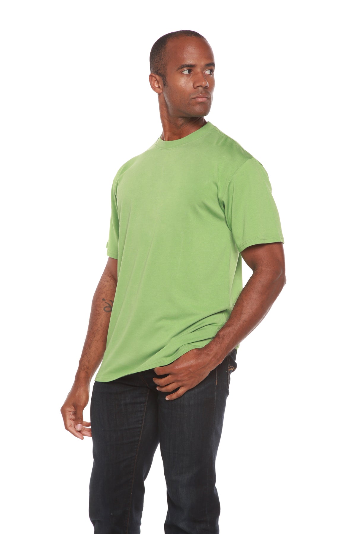 Men’s Bamboo Viscose Blend T-Shirt – Classic Cut, Clearance