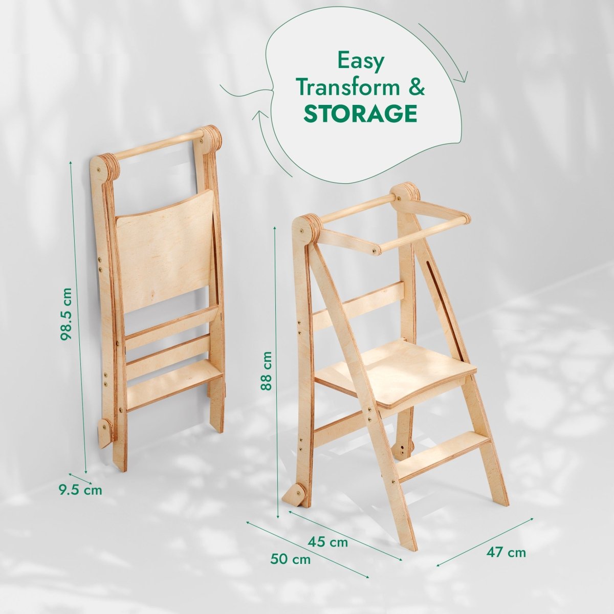 Goodevas Foldable Toddler Tower – Graphite