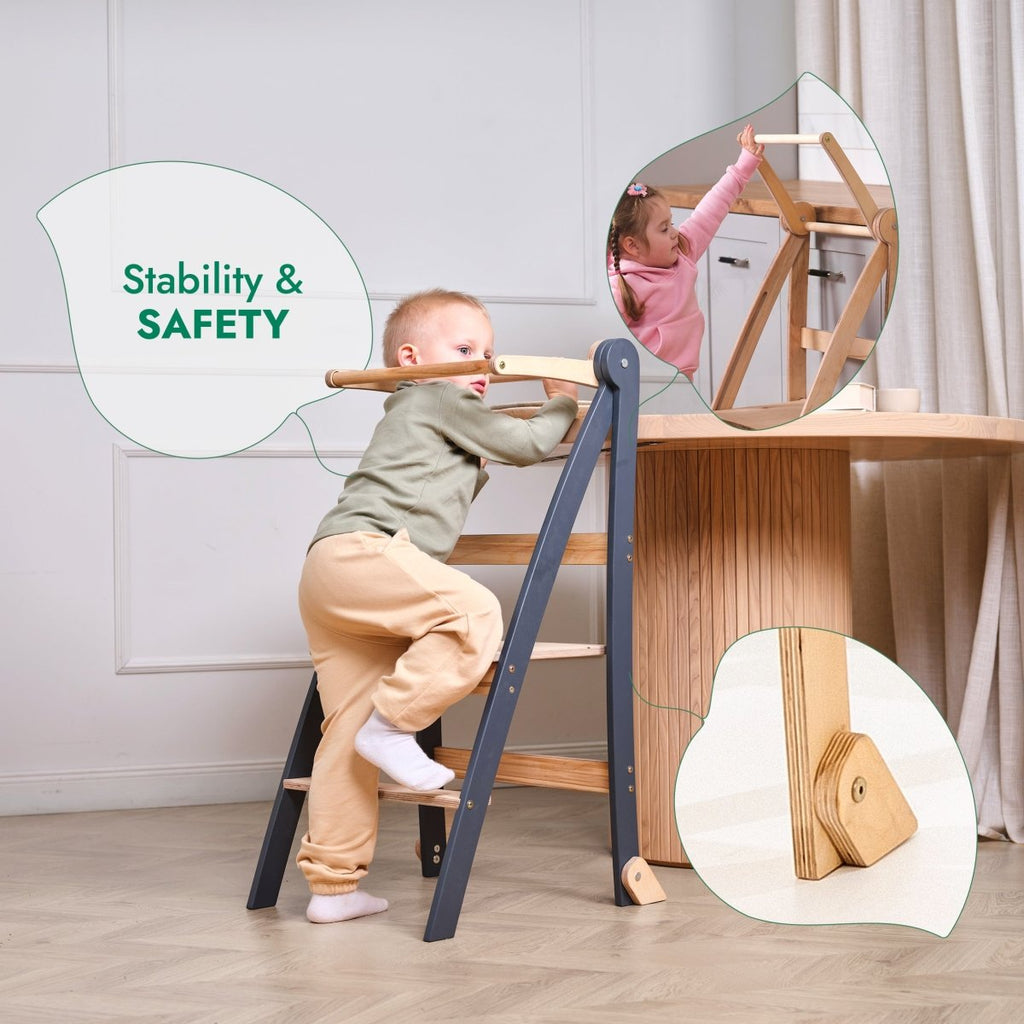 Goodevas Foldable Toddler Tower – Graphite