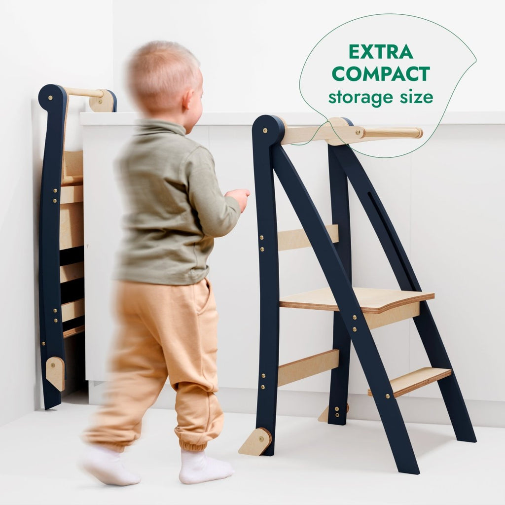 Goodevas Foldable Toddler Tower – Graphite