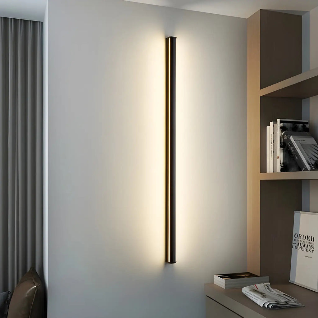 Modern LED Wall Light – Black