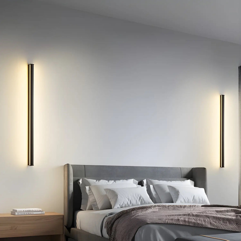 Modern LED Wall Light – Black
