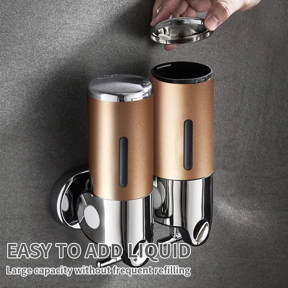 Wall-Mounted Shower Dispenser – 2 or 3 Chambers