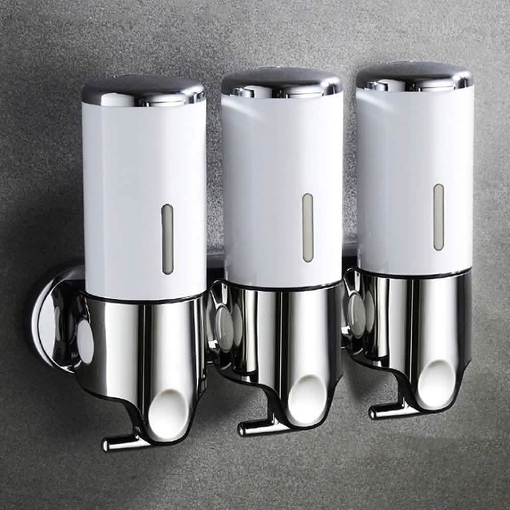 Wall-Mounted Shower Dispenser – 2 or 3 Chambers