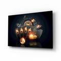 Roulette Wheel & Four Aces Glass Wall Art